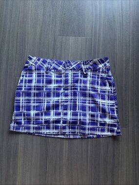 Blue Plaid Women’s Golf Skirt